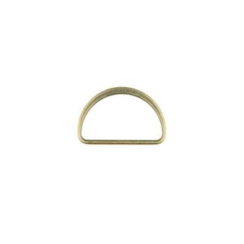 Metall-D-Ring Messing 4 cm Breite